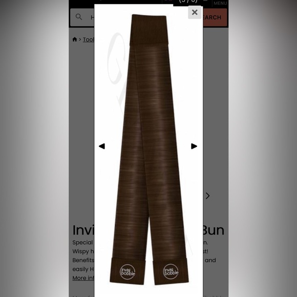 NWT Invisibobble Black Hair Bun Shaper - Clicky Bun - Picture 6 of 10